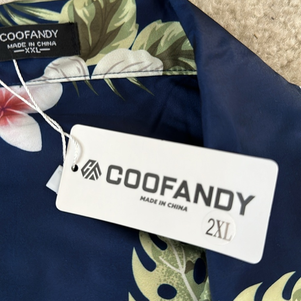 Mens summer shirt Hawaiian 2XL - Picture 4 of 5